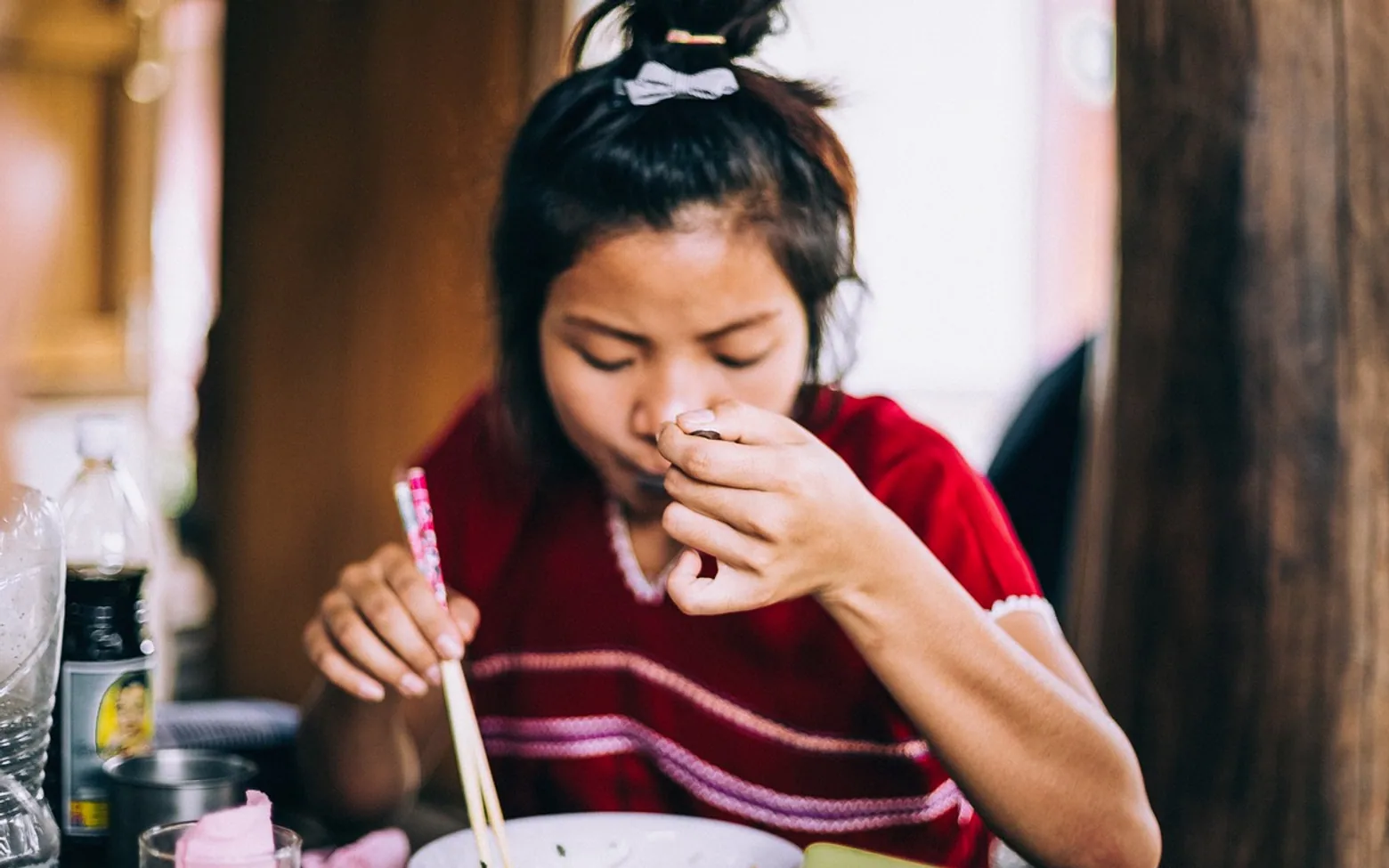 People, woman and asian