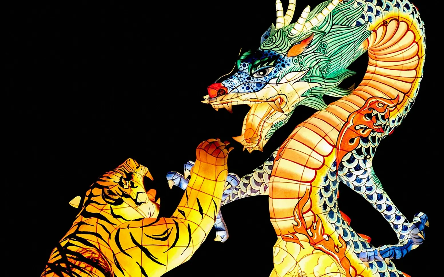 Tiger, dragon and summer